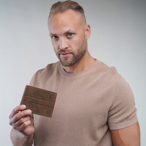 Skórzany portfel męski brązowy poziomy bez zapięcia Leo 3387 (11).jpg