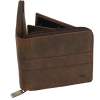 Męski skórzany portfel na zamek klasyczny brązowy Leo 3393 (3).png