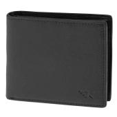 Portfel męski skórzany na karty cienki minimalistyczny czerń RFID Greg