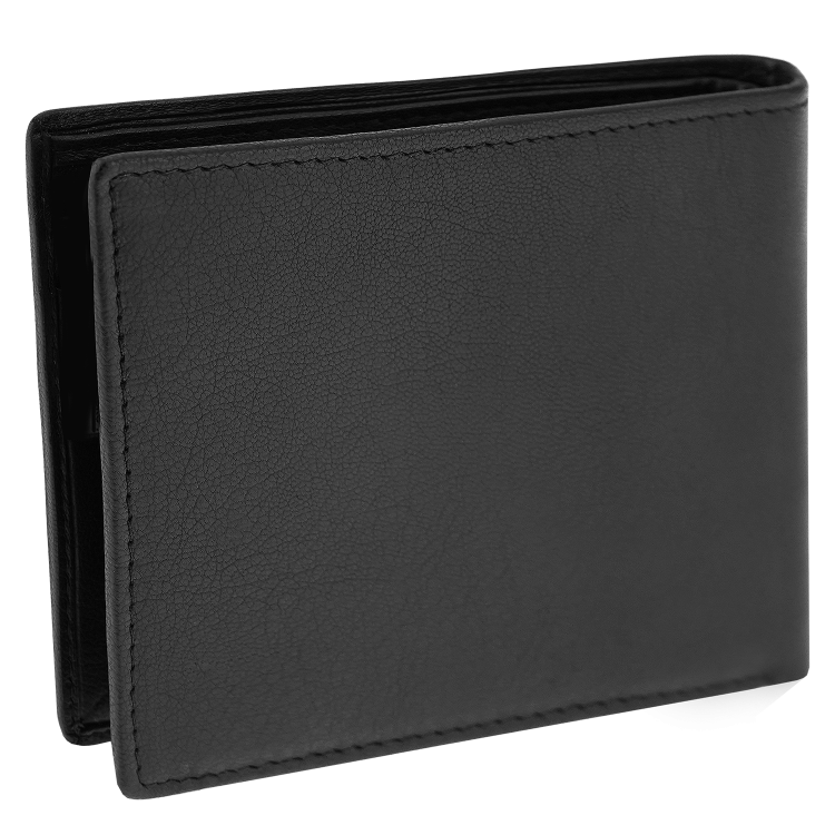 Portfel męski na karty cienki skóra czerń RFID Greg 3376 (10).png