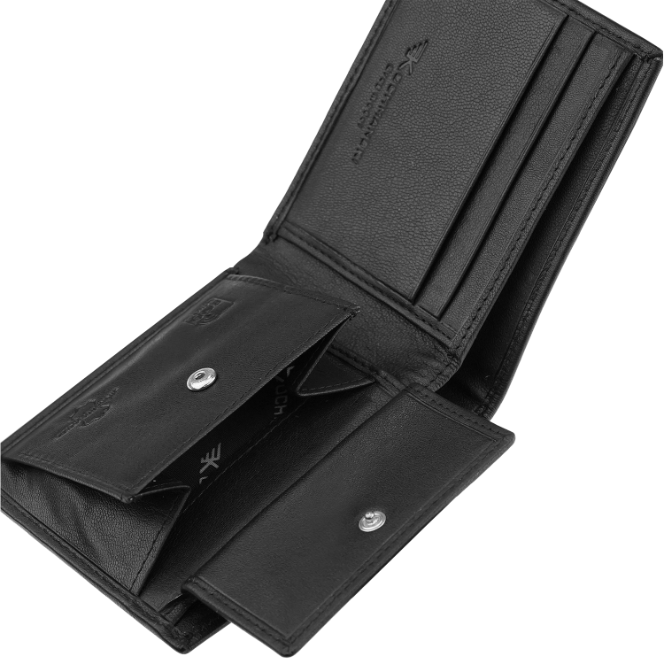 Portfel skórzany męski czarny na karty slim RFID Greg 3377 (7).png
