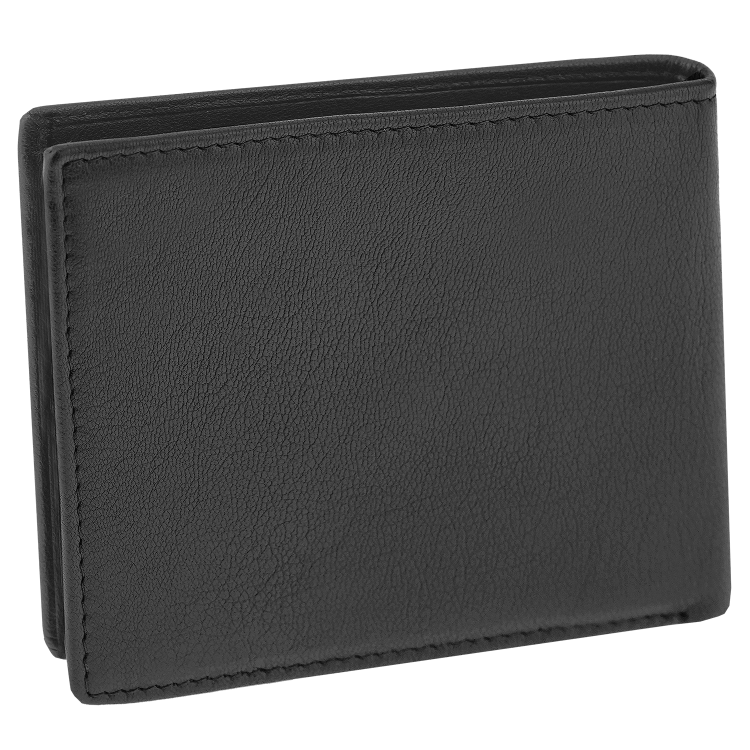 Portfel skórzany męski czarny na karty slim RFID Greg 3377 (10).png