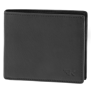 Minimalistyczny portfel na karty męski slim czerń RFID Greg