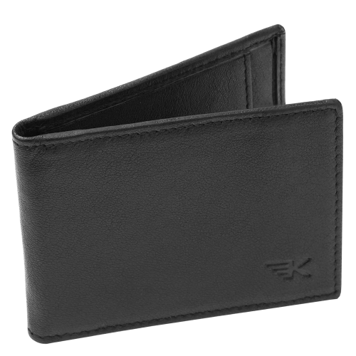 Mini portfel męski na dwie karty skóra czerń RFID Greg 3381 (3).png