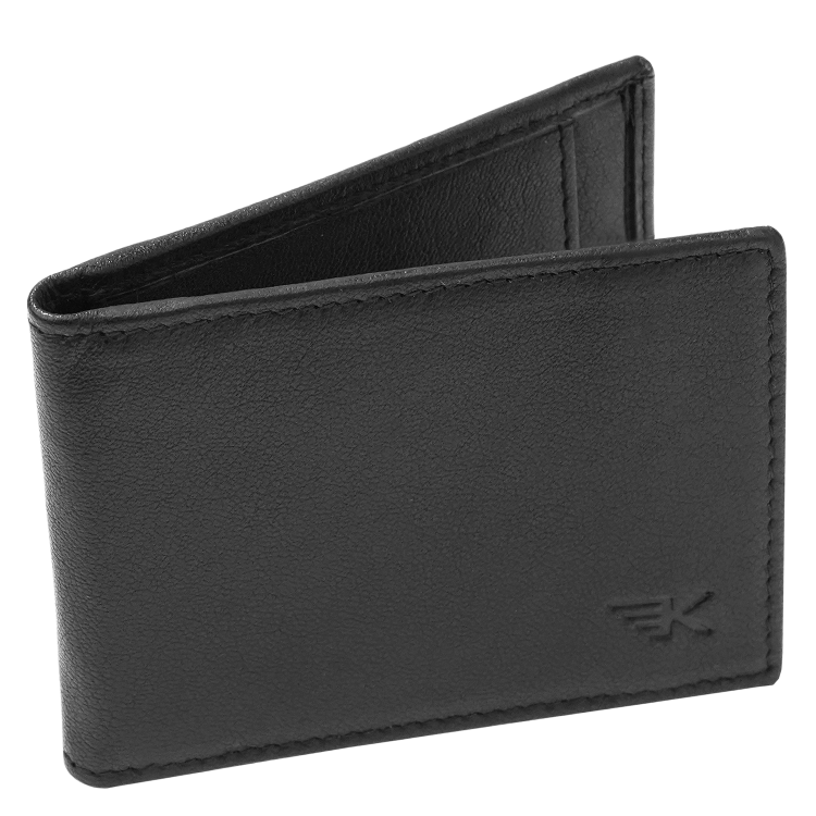 Mini portfel męski na dwie karty skóra czerń RFID Greg 3381 (3).png