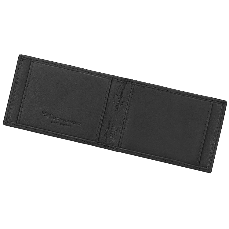 Mini portfel męski na dwie karty skóra czerń RFID Greg 3381 (6).png