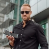 Mini portfel męski na dwie karty skóra czerń RFID Greg 3381 (11).jpg