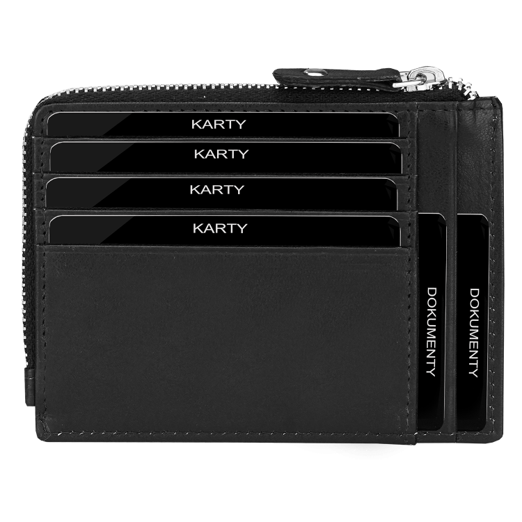 Męski portfel skórzany na karty z zamkiem silm czerń RFID Greg 3384 (5).png