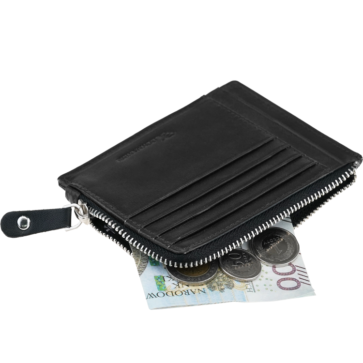 Męski portfel skórzany na karty z zamkiem silm czerń RFID Greg 3384 (7).png