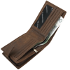 Klasyczny portfel męski skórzany brązowy z zapięciem poziomy Leo 3396 (8).png