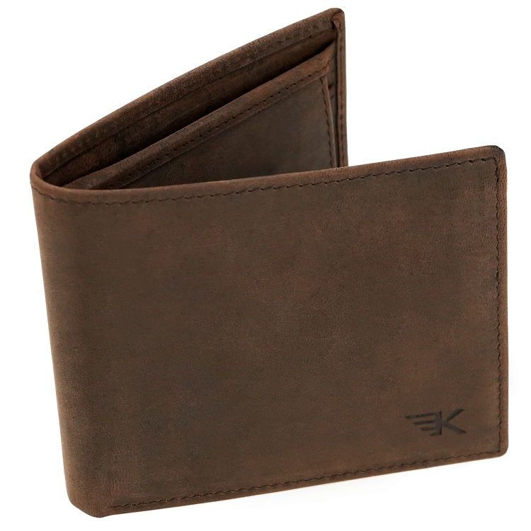 Męski portfel na karty brązowy slim minimalistyczny RFID Leo 3401 (3).png