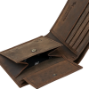 Męski portfel na karty cienki brąz RFID Leo 3402 (8).png