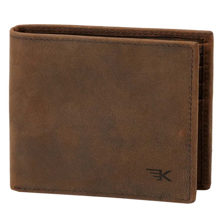 Portfel na karty męski slim brąz RFID Leo 3404 (1).png