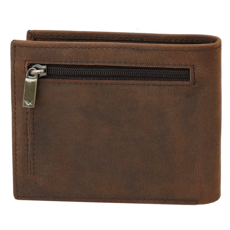 Portfel na karty męski slim brąz RFID Leo 3404 (9).png