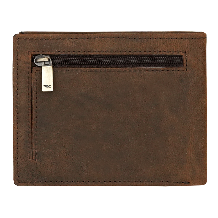 Portfel na karty męski slim brąz RFID Leo 3404 (10).png