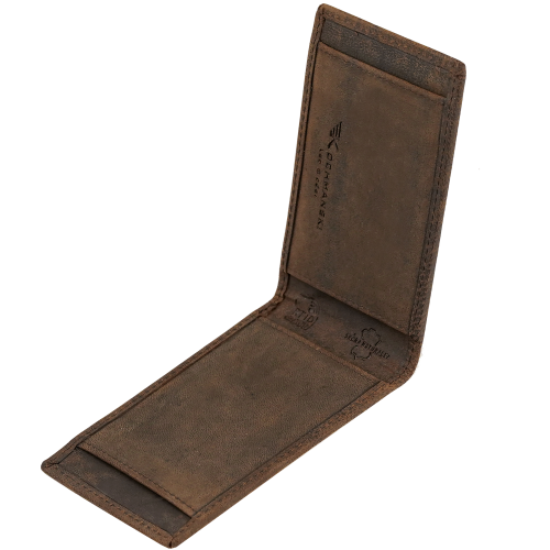 Mini portfel męski poziomy cienki skóra na dwie karty RFID Leo 3407 (5).png