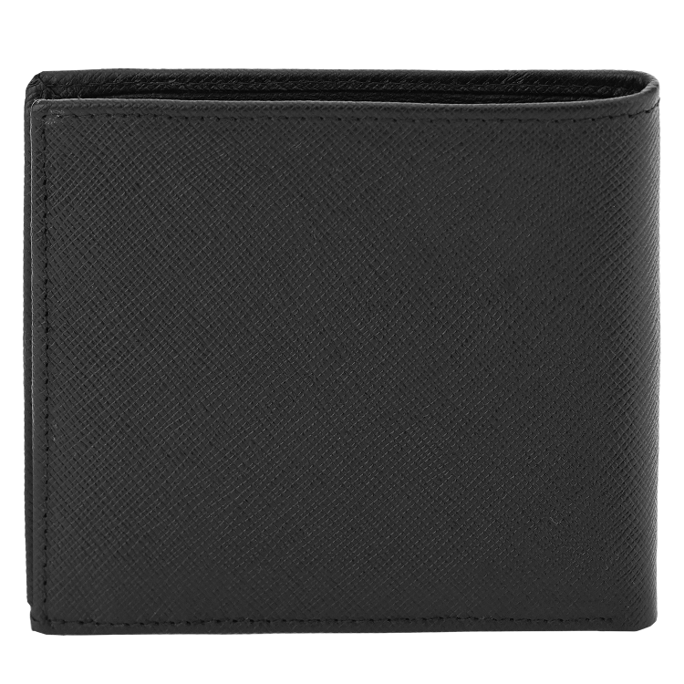 Portfel męski mały skóra saffiano na karty slim czarny Charles 3429 (9).png