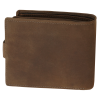 Męski portfel na zatrzask z wilkiem brąz skóra naturalna WallStreet 3432 (10).png