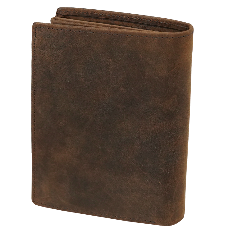 Męski portfel myśliwski Darzbór brąz pionowyy skórzany Leo 3443 (10).png