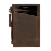 Męski portfel na karty z zamkiem cienki brąz ze skóry naturalnej RFID Leo 3408 (5).png