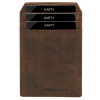 Mini portfel męski na karty brązowy skórzany cienki RFID Leo 3409 (4).png