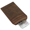 Mini portfel męski na karty brązowy skórzany cienki RFID Leo 3409 (8).png