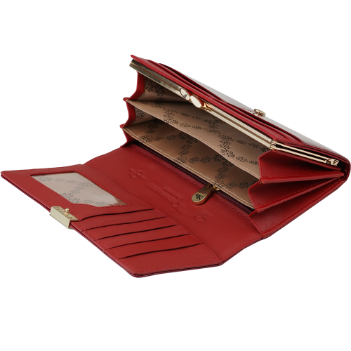 Portfel damski skórzany czerwony lakierowany premium Lilly 3446 (5).png