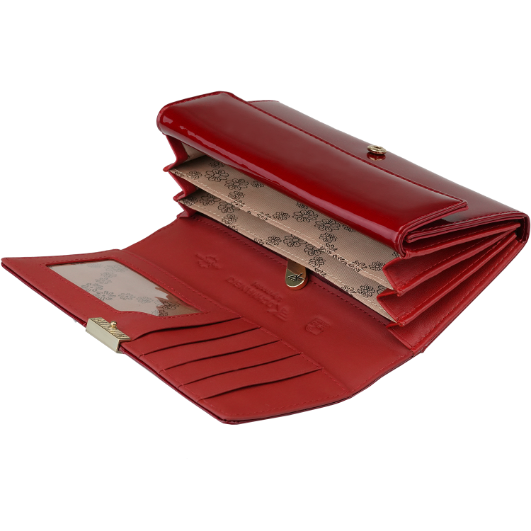 Portfel damski skórzany czerwony lakierowany premium Lilly 3449 (10).png
