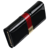 Portfel damski skórzany czarny lakierowany premium na bigiel Mia  3451 (10).png