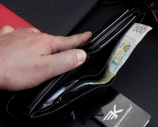 Średni portfel męski premium skóra naturalna z zapięciem SmartPay Connor 7.jpg