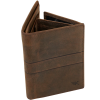 Zestaw prezentowy męski portfel pionowy bez zapięcia i etui skóra brąz LEO 3508 (5).png