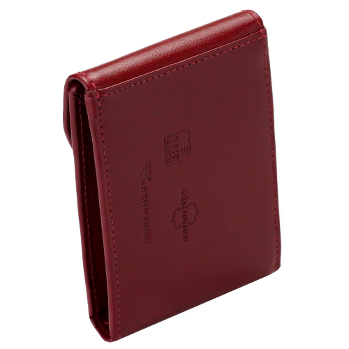 Kochmanski wizytownik etui na karty, dokumenty skóra RFID czerwone burgundowe ISLA 3571 (2).png
