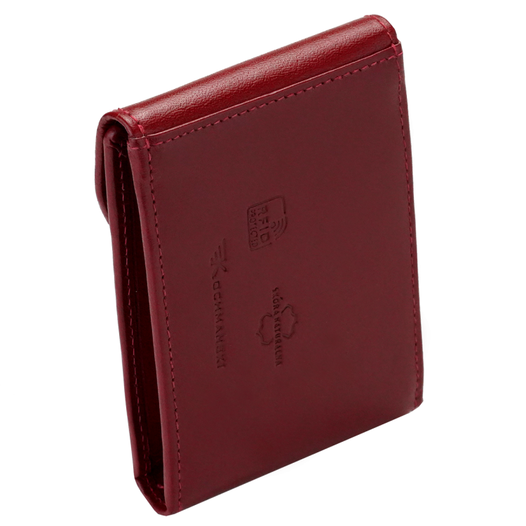 Kochmanski wizytownik etui na karty, dokumenty skóra RFID czerwone burgundowe ISLA 3571 (2).png