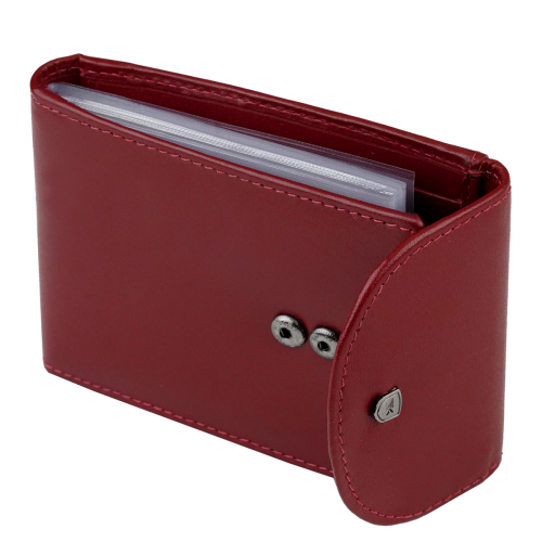 Kochmanski wizytownik etui na karty, dokumenty skóra RFID czerwone burgundowe ISLA 3571 (5).png