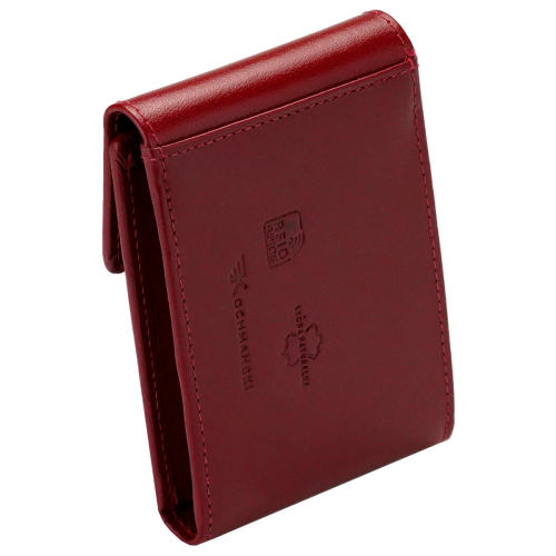 Kochmanski klasyczne etui na karty, dokumenty RFID skóra czerwone burgundowe ISLA 3577 (2).png