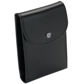 Etui na karty dokumenty RFID skóra czarne OHIO