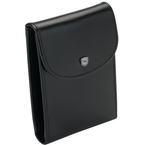 Etui na karty dokumenty RFID skóra czarne OHIO