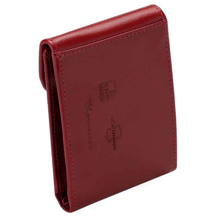Kochmanski etui na karty, dokumenty RFID skóra czerwone burgundowe ISLA 3580 (2).png