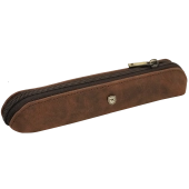 Etui na długopisy mini piórnik brązowe skóra naturalna ARIZONA