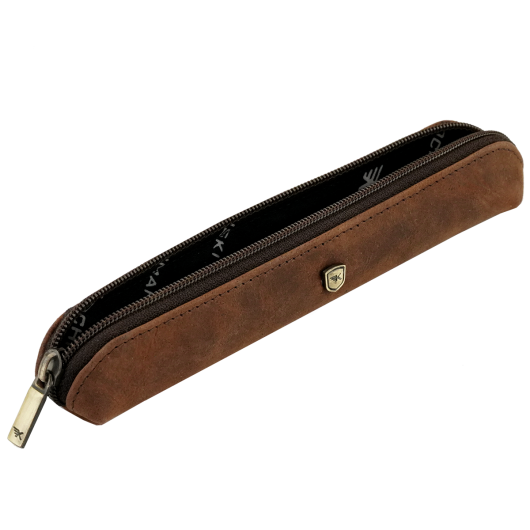 Kochmanski etui na długopisy mini piórnik brązowe skóra naturalna ARIZONA 3533 (3).png