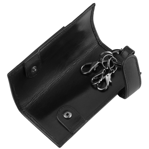 Kochmanski etui na klucze pilot czarne skórzane OHIO 3522 (5).png