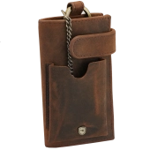 Etui na klucze pilot brązowe skórzane ARIZONA