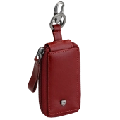 Etui na pilot skórzane czerwone burgundowe ISLA