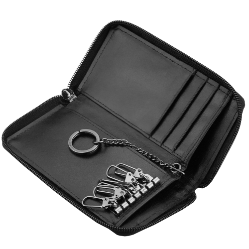 Kochmanski duże etui na klucze dokumenty portmonetka organizer skóra czarne OHIO 3594 (3).png