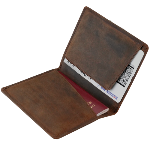 Kochmanski skórzane etui na paszport i bilety lotniczne brązowe vintage ARIZONA 3512 (5).png