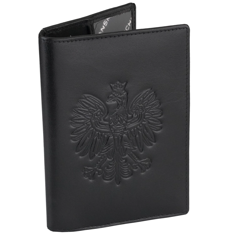 Kochmanski etui skórzane na paszport czarne okładka z orzełkiem OHIO 3519 (1).png