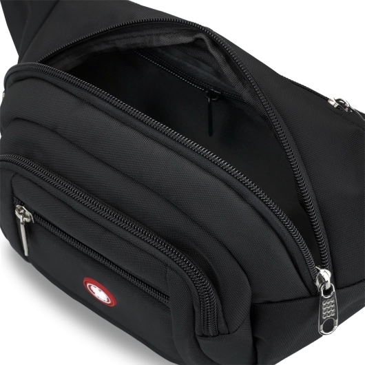 KOCHMANSKI nerka męska saszetka na ramie pas biodrowa czarna EAGLE (7).png