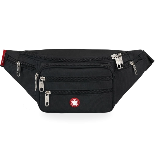 KOCHMANSKI męska saszetka nerka na ramie pas biodrowa czarna EAGLE (1).png