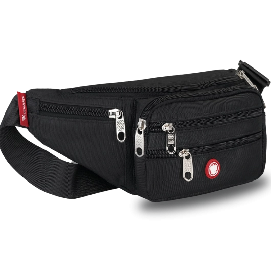 KOCHMANSKI męska saszetka nerka na ramie pas biodrowa czarna EAGLE (3).png