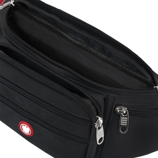 KOCHMANSKI męska saszetka nerka na ramie pas biodrowa czarna EAGLE (7).png